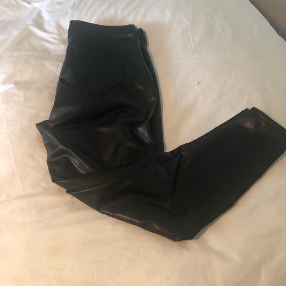 Torrid black faux leather trousers size 10 - Picture 6 of 16